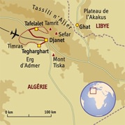 la carte du trajet